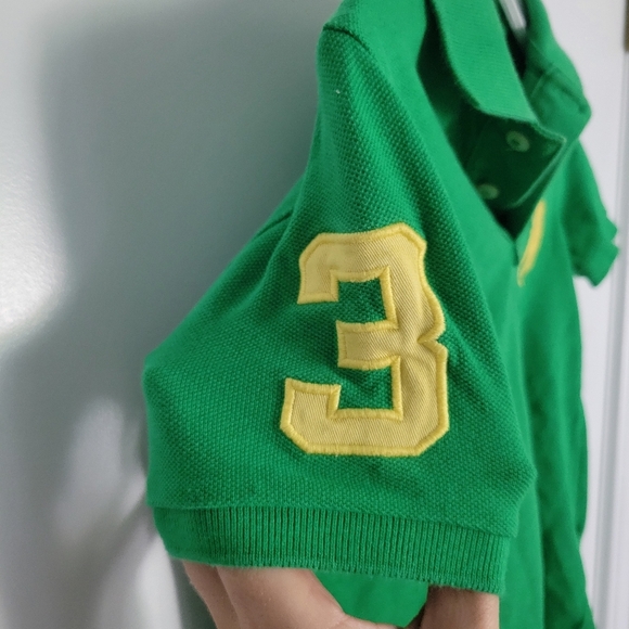 Polo Ralph Lauren Youth Boys Polo Big Pony Size 6 Green Short Sleeve Embroidered - Picture 4 of 6